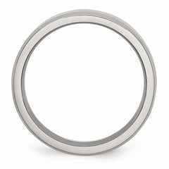 Sophia Jewelers Stainless Steel Comfort Fit Engravable 6mm Wedding Band