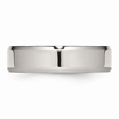 Sophia Jewelers Stainless Steel Comfort Fit Engravable 6mm Wedding Band
