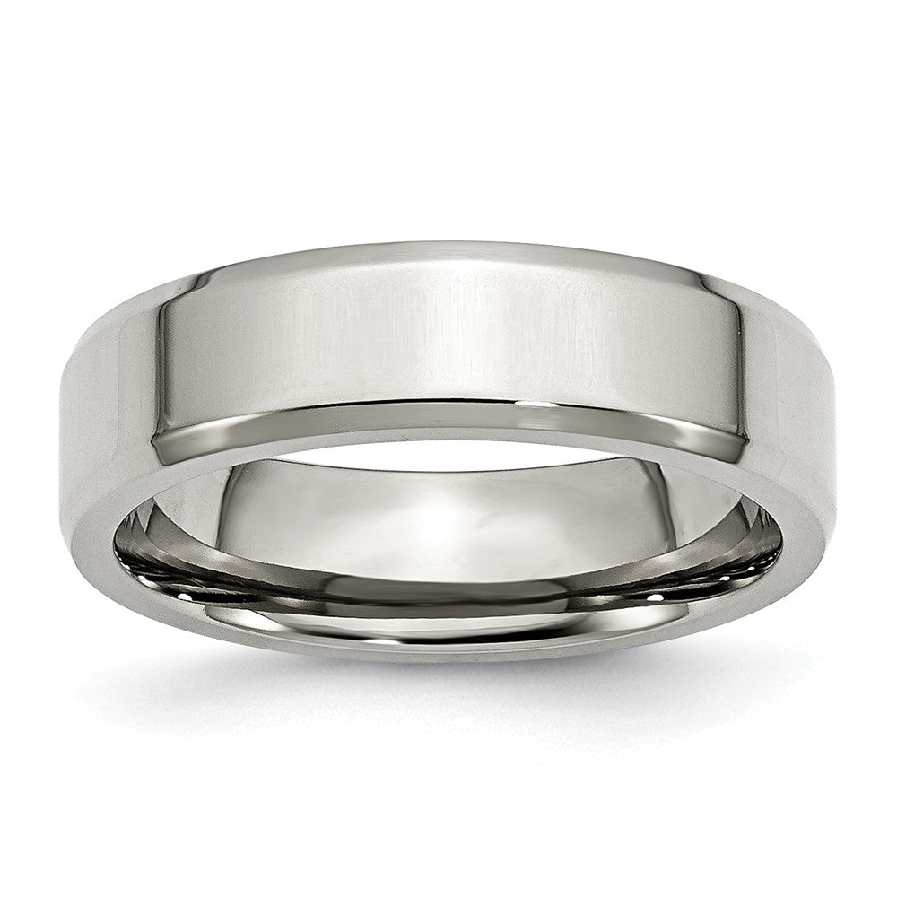 Sophia Jewelers Stainless Steel Comfort Fit Engravable 6mm Wedding Band