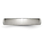 Brushed Comfort-Fit Wedding Band in Stainless Steel, 4mm