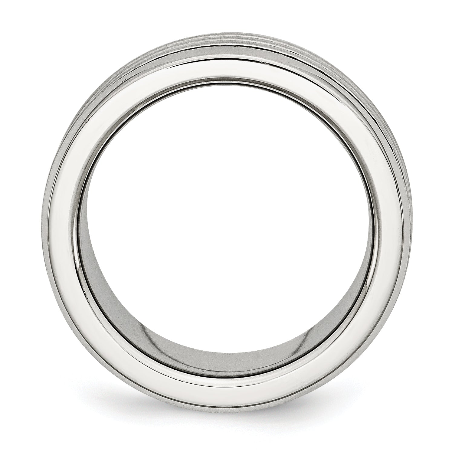 Stainless Steel Multirow 13mm CZ Ring Secondary image