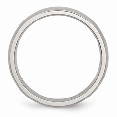 Sophia Jewelers Stainless Steel Wedding Band with Brushed Comfort Fit