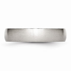 Sophia Jewelers Stainless Steel Wedding Band with Brushed Comfort Fit