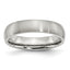 Stainless Steel Brushed 5mm Half Round Band