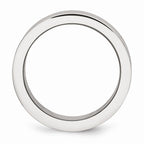 Beaded Double-Row Wedding Band in Stainless Steel, 8mm