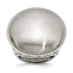 Sophia Jewelers Stainless Steel Matte Textured Fashion Ring for Modern Elegance