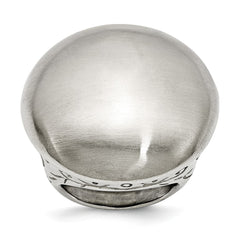 Sophia Jewelers Stainless Steel Matte Textured Fashion Ring for Modern Elegance