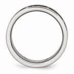 Crosses Ring in Stainless Steel with Brown IP Plating, 8mm