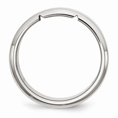 Sophia Jewelers Polished Stainless Steel Men's Ring Engravable 9mm Band