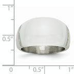 Stainless Steel 12mm Cat's Eye Ring