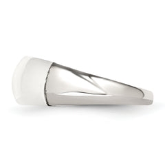 Stainless Steel 8mm Cats Eye Ring