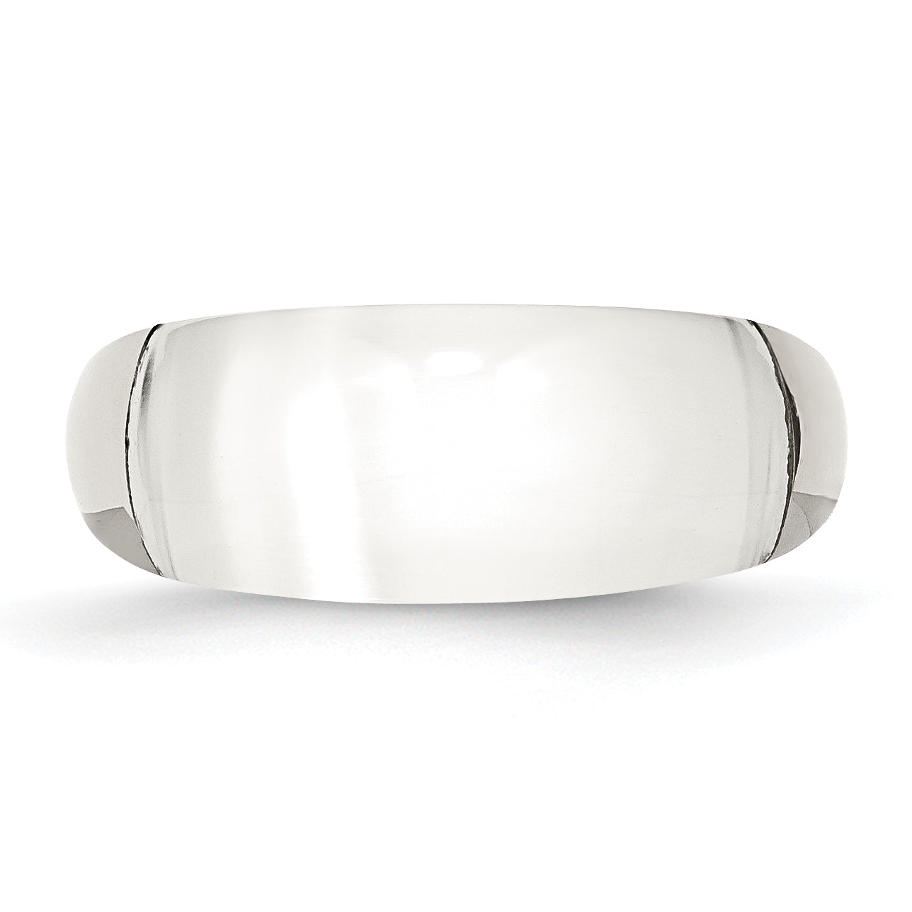 Stainless Steel 8mm Cats Eye Ring