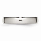 Comfort-Fit Half-Round Wedding Band in Stainless Steel, 4mm