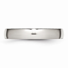 Sophia Jewelers Stainless Steel Domed Wedding Band Engravable Polished Finish