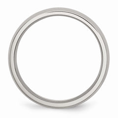 Sophia Jewelers Polished Stainless Steel Comfort Fit Engravable Wedding Band