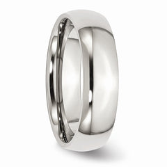 Sophia Jewelers 6mm Polished Comfort Fit Stainless Steel Wedding Band Engravable