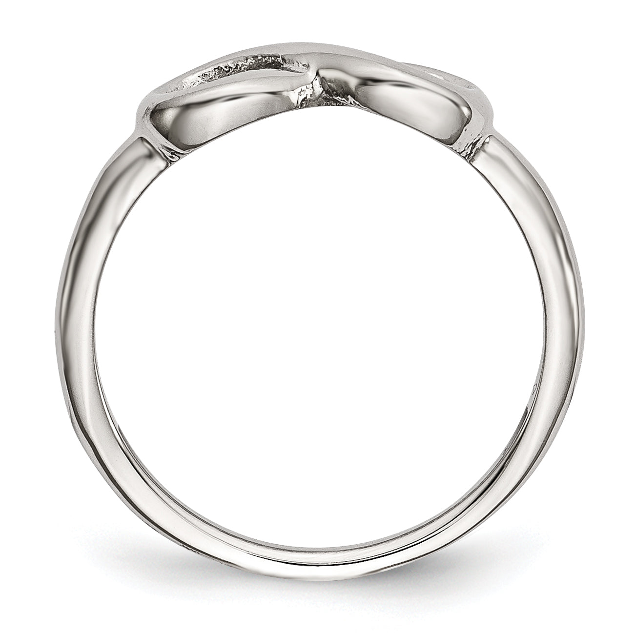 Infinity Symbol Ring in Stainless Steel, 5mm Secondary image