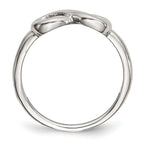 Infinity Symbol Ring in Stainless Steel, 5mm