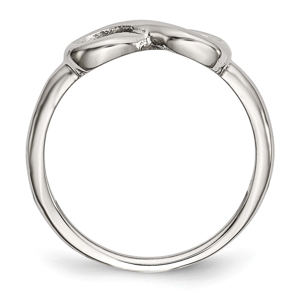 Sophia Jewelers Stainless Steel Polished Infinity Ring Elegant and Unisex - 6 - 6