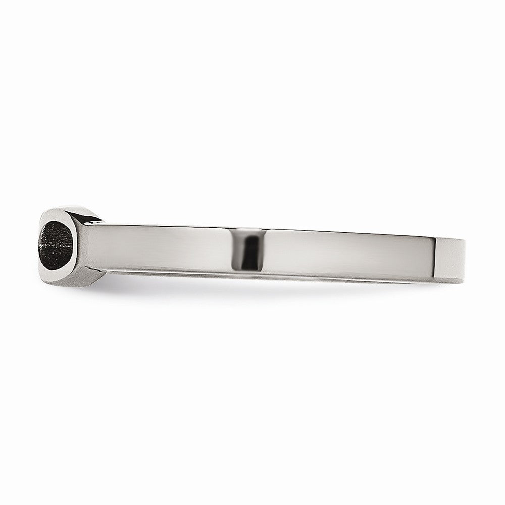 Sophia Jewelers Polished Stainless Steel Infinity Ring Ã¢â¬â Modern Elegance