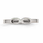 Sophia Jewelers Polished Stainless Steel Infinity Ring Ã¢â¬â Modern Elegance