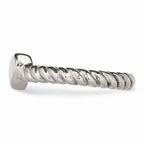 Sophia Jewelers Stainless Steel Polished Twisted Heart Ring Elegant Themed Design