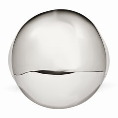 Sophia Jewelers Stainless Steel Polished Signet Ring Engravable 15mm - 5 - 5