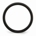 Sophia Jewelers Black IP-Plated Stainless Steel Engravable Wedding Band
