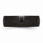 Sophia Jewelers Black IP-Plated Stainless Steel Engravable Wedding Band