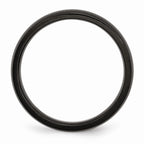 Sophia Jewelers Black IP-Plated Stainless Steel Engravable Wedding Band