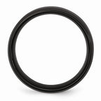 Beveled Edge Comfort-Fit Wedding Band in Stainless Steel, 8mm