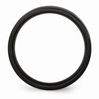 Black IP-Plated Wedding Band in Stainless Steel, 5mm
