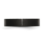 Black IP-Plated Wedding Band in Stainless Steel, 5mm