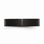 Sophia Jewelers Stainless Steel Black Brushed Engravable Wedding Band