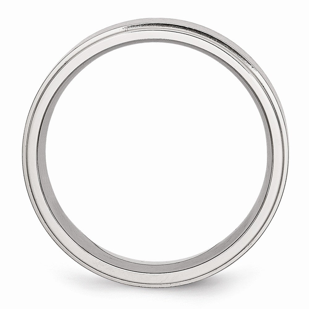 Sophia Jewelers Stainless Steel 7mm Comfort Fit Engravable Wedding Band