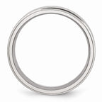 Sophia Jewelers Stainless Steel 7mm Comfort Fit Engravable Wedding Band