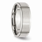 Sophia Jewelers Stainless Steel 7mm Comfort Fit Engravable Wedding Band