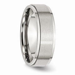 Sophia Jewelers Stainless Steel 7mm Comfort Fit Engravable Wedding Band