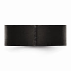 Black IP-Plated Wedding Band in Stainless Steel, 8mm
