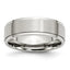 Sophia Jewelers Stainless Steel 7mm Comfort Fit Engravable Wedding Band
