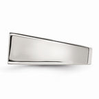 Sophia Jewelers Polished Stainless Steel Signet Ring Elegant Unisex Design