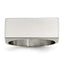 Sophia Jewelers Polished Stainless Steel Signet Ring Elegant Unisex Design