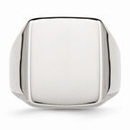 Stainless Steel Polished Fashion Ring with Elegant Modern Design