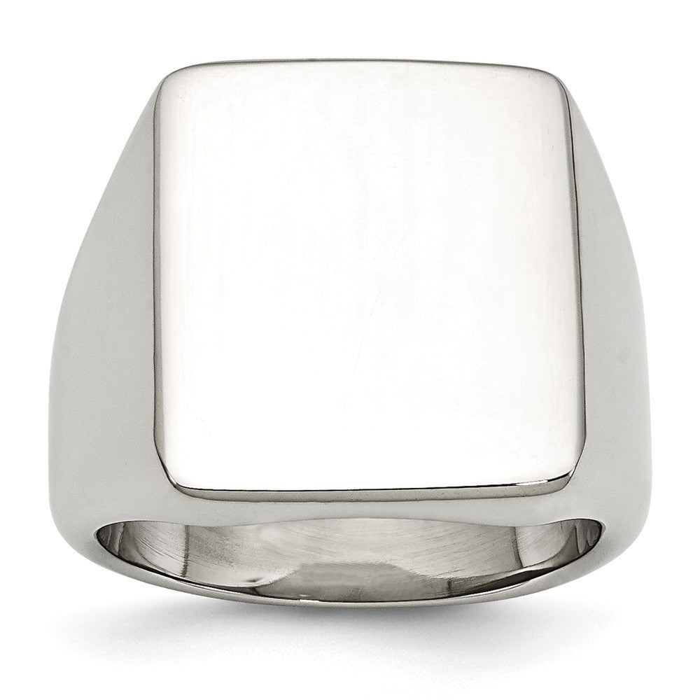 Stainless Steel Polished Fashion Ring with Elegant Modern Design Main image