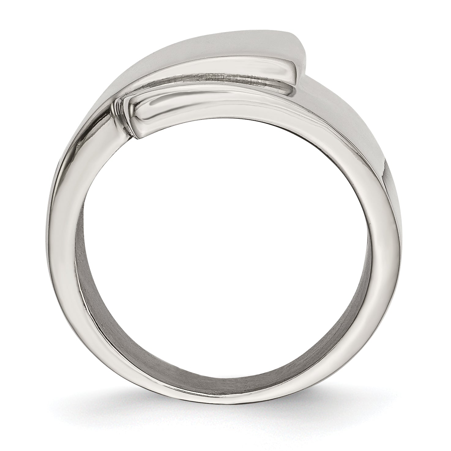 Stainless Steel Polished Fancy Ring Secondary image