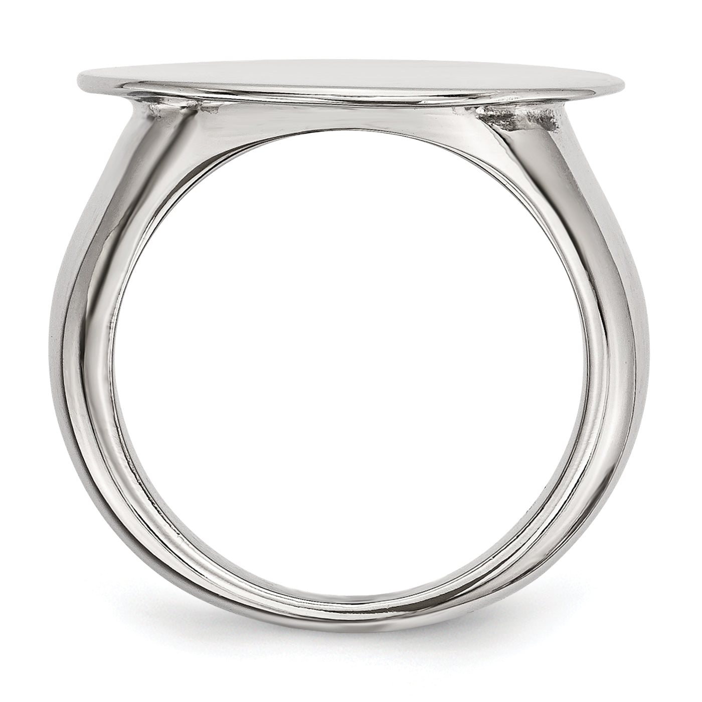 Stainless Steel Polished Circle Ring Secondary image
