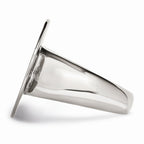 Sophia Jewelers Polished Stainless Steel Fashion Ring for Modern Elegance