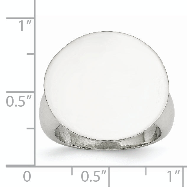 Stainless Steel Polished Circle Ring