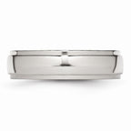 Sophia Jewelers Stainless Steel 6mm Polished Comfort Fit Engravable Wedding Band