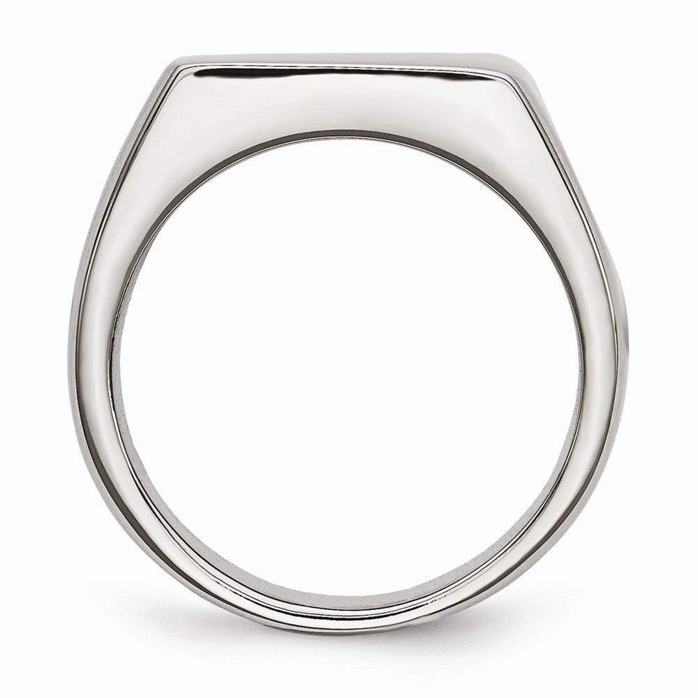 Sophia Jewelers Stainless Steel Fashion Ring with Polished Elegant Finish